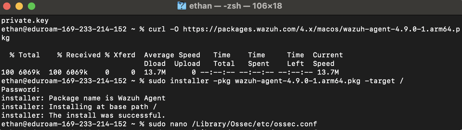 Install Wazuh Agent on the Minecraft host