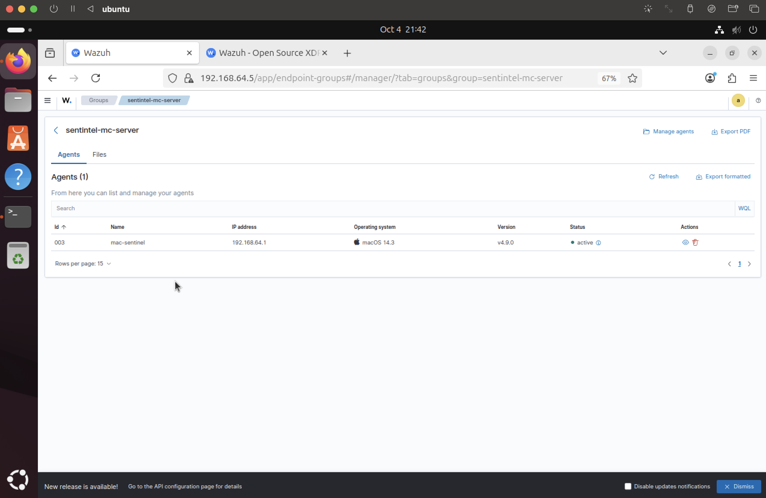 Adjust agent configuration for JSON log analysis