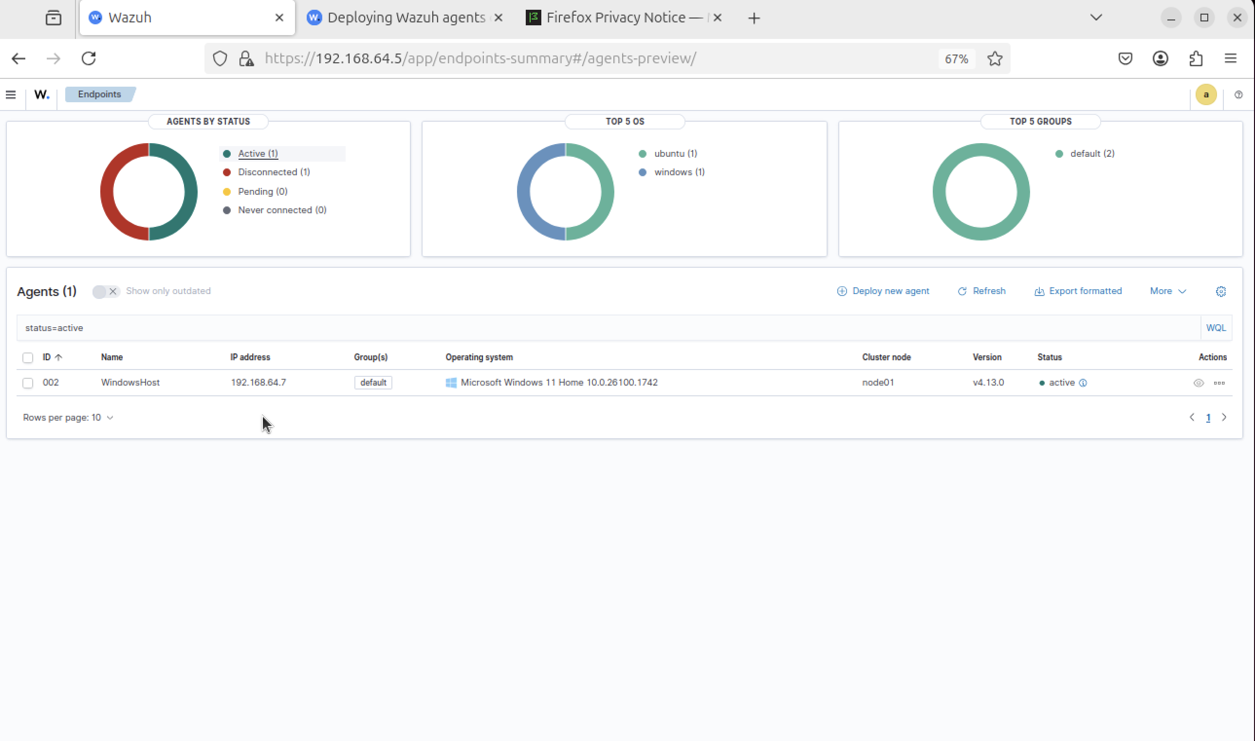 Step 15 - Second endpoint active