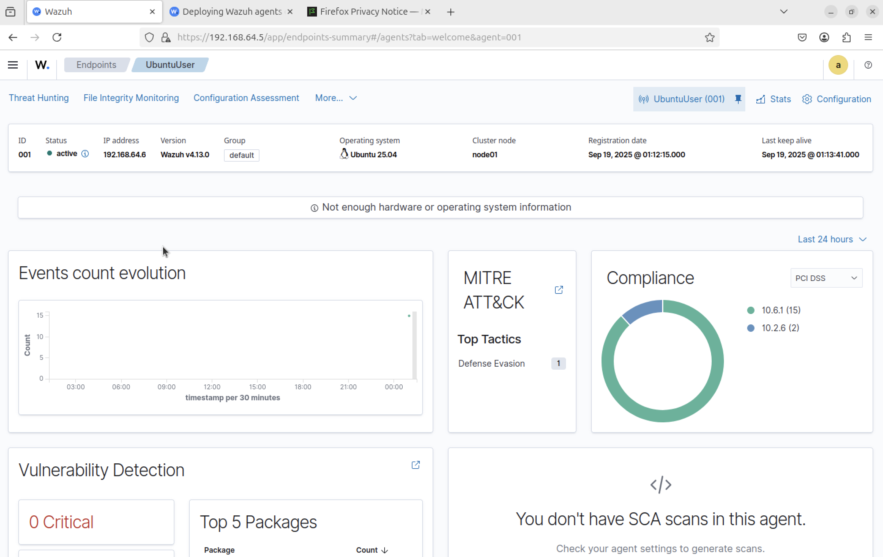 Step 6 - Inventory and compliance