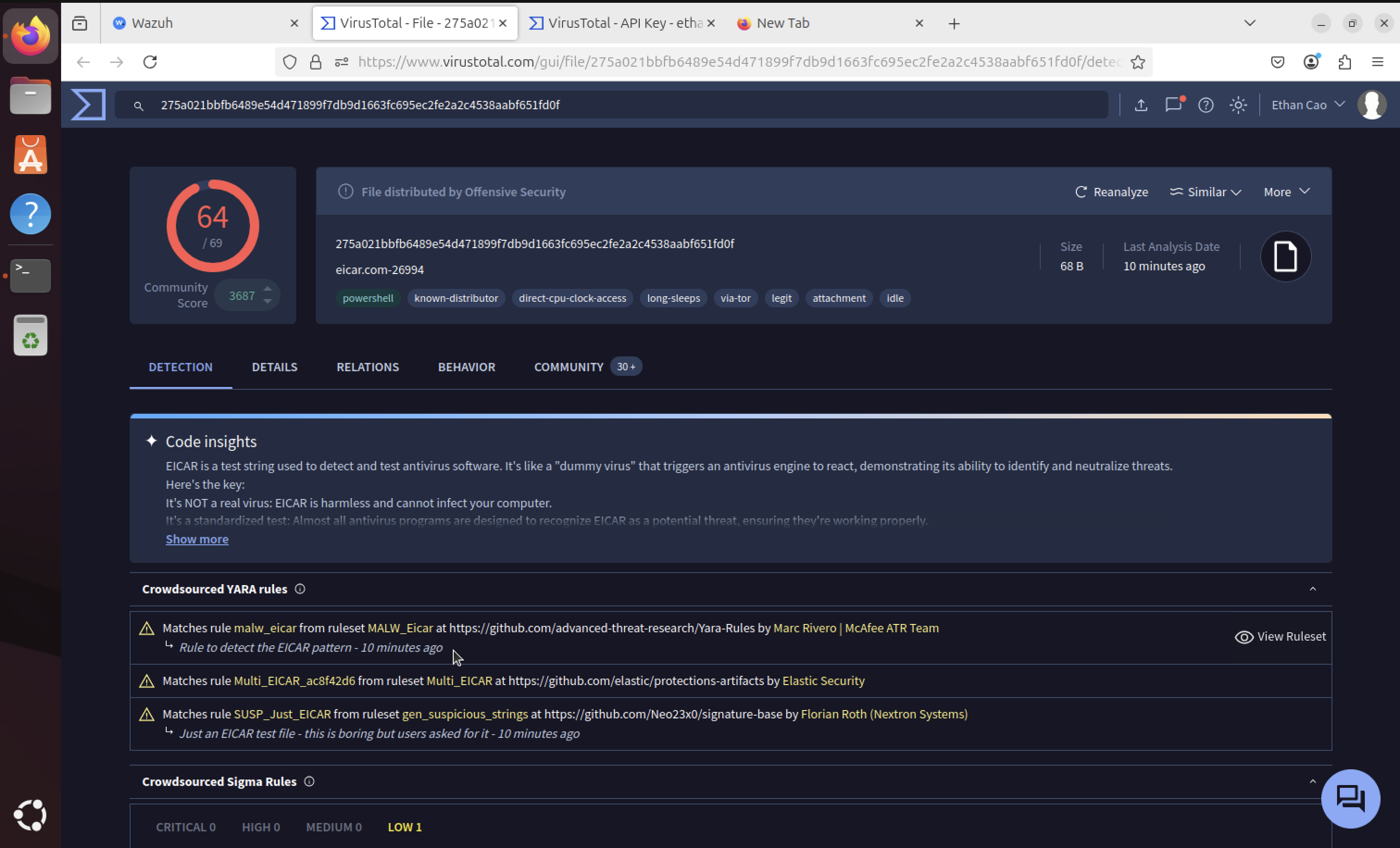 Multiple Virus Detections